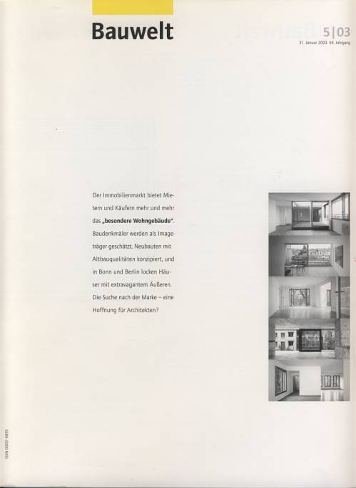 Bauwelt 5/2003